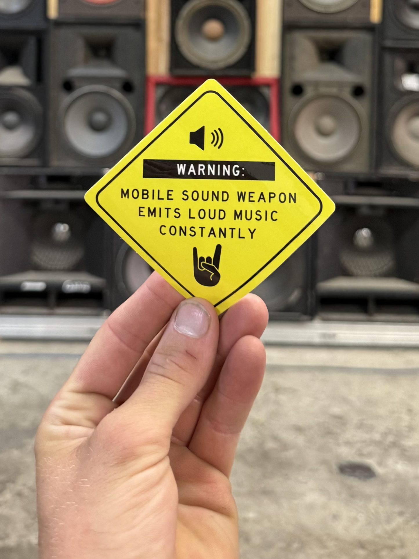 FREE SOUND WEAPON STICKER - STICKER OF THE MONTH!