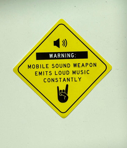 FREE SOUND WEAPON STICKER - STICKER OF THE MONTH!